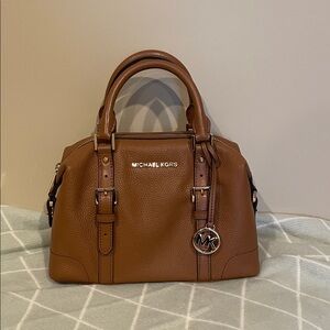 Michael Kors Tan Leather Satchel